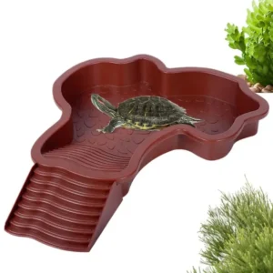 Reptile Bathing Pool Aquarium Turtle Climbing Pet Basin Fish Tank Decoration Reptile Water Bowl For Tortoise Turtle Hamster