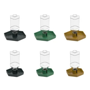 Pet Reptiles Waterer Automatic Water Dispenser for Terrariums and Habitats Water Bottle Drinking Bowl for Lizards P15F
