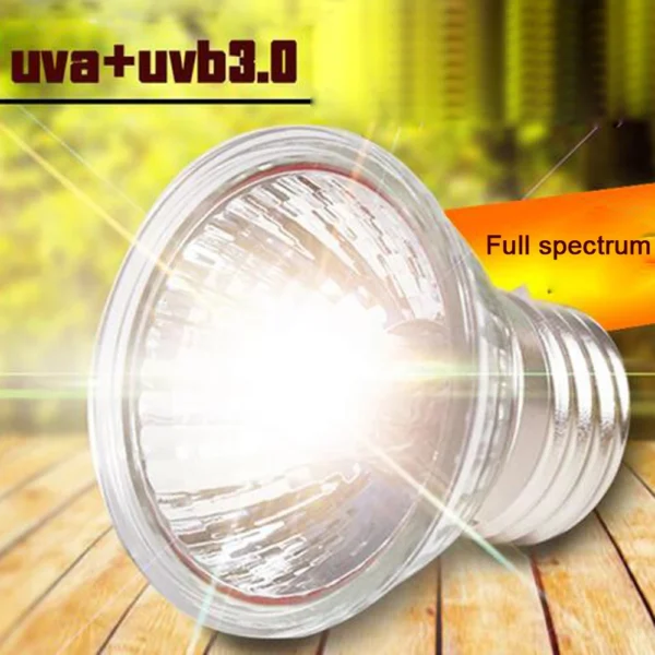 10pcs UVA+UVB 3.0 Reptile Lamp Turtle Basking UV Light Heating Bulb for Amphibians Turtle Lizards Temperature Control - Image 2
