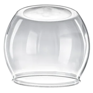 Transparent Plastic Fish Bowl Shatterproof Table Terrarium Decor 2 Sizes Without Burrs Multipurpose for for Home Desk Decoration